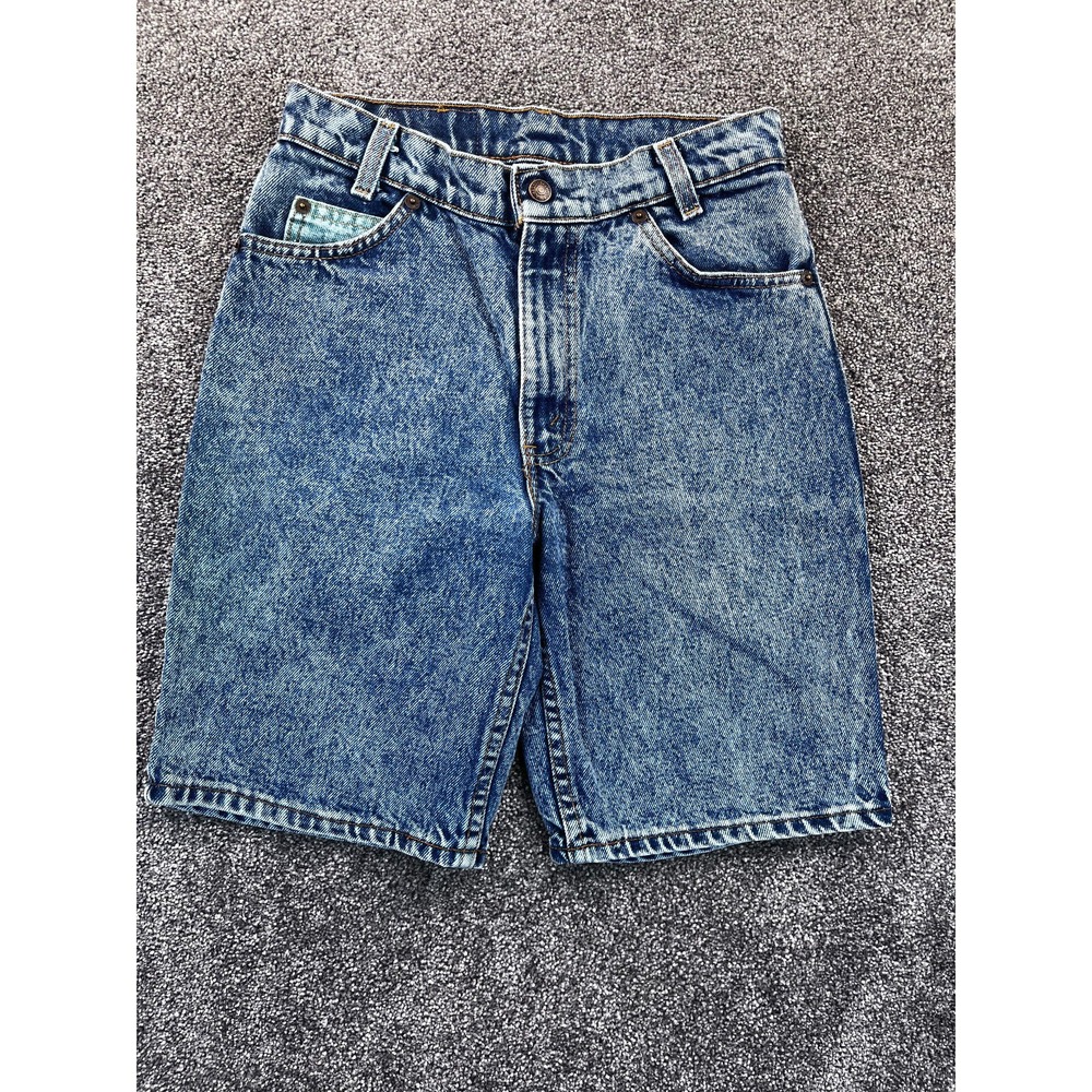 Levis 512 Short Mens Slim Fit Cut Off Denim Pocket Knee Length Vintage Blue